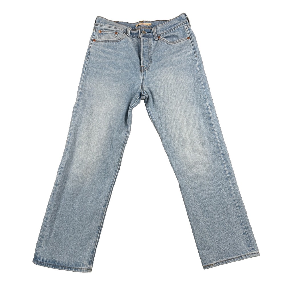 Levi's Premium Women's Jeans Size 29 Blue Wedgie Straight High Rise Crop